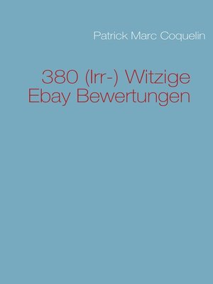 cover image of 380 (Irr-) Witzige Ebay Bewertungen
